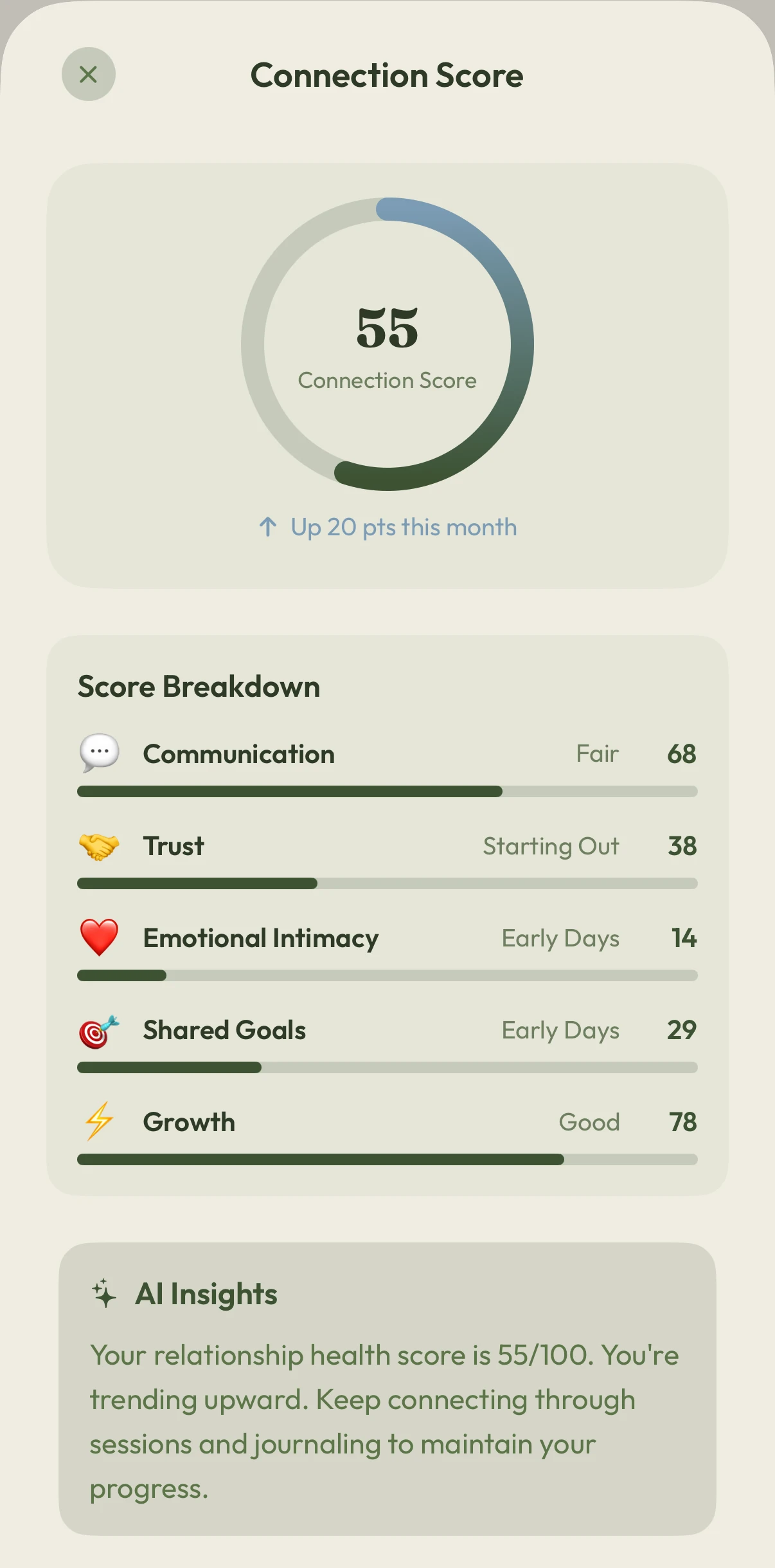 Connection Score
